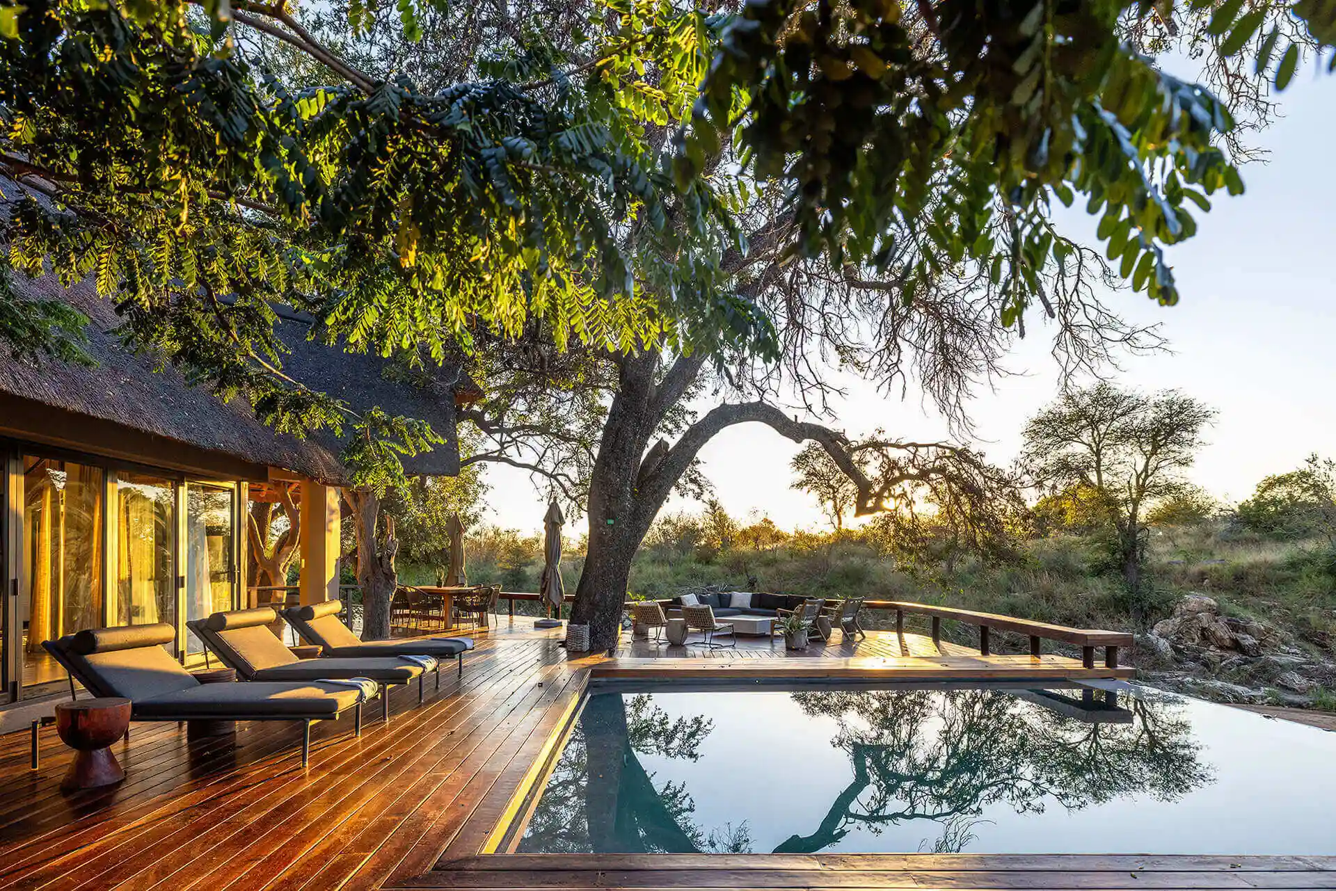 poolside Tulela Safari Lodge