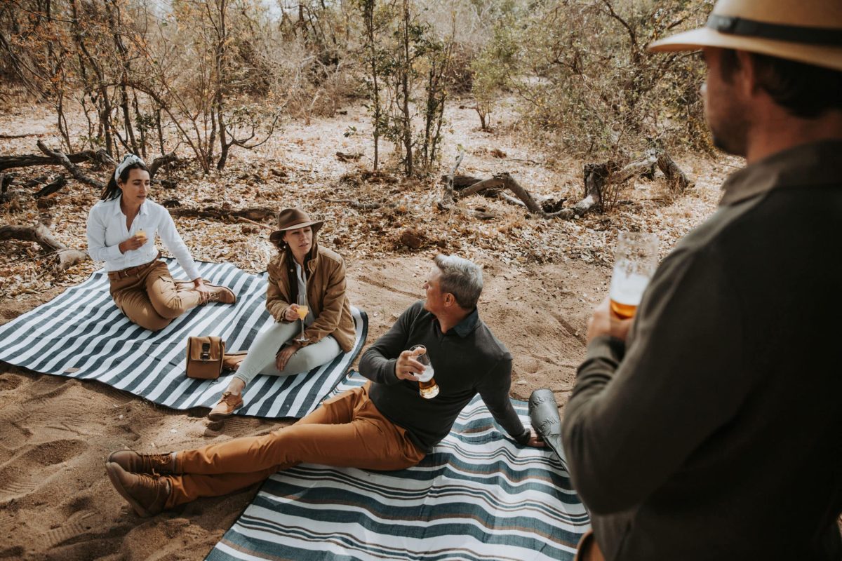 Picnic under the big Jackalberry tree