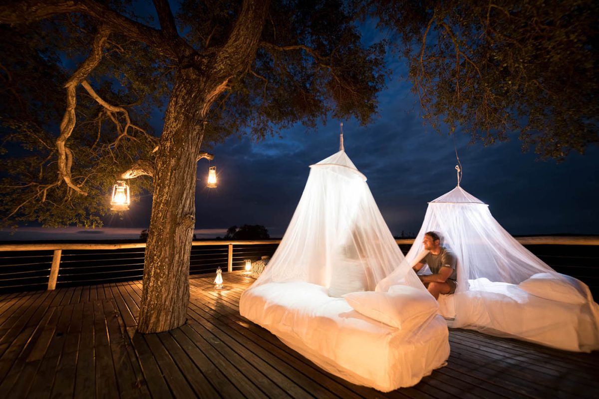 Experience a night under the African sky on the Tulela Star Deck.
